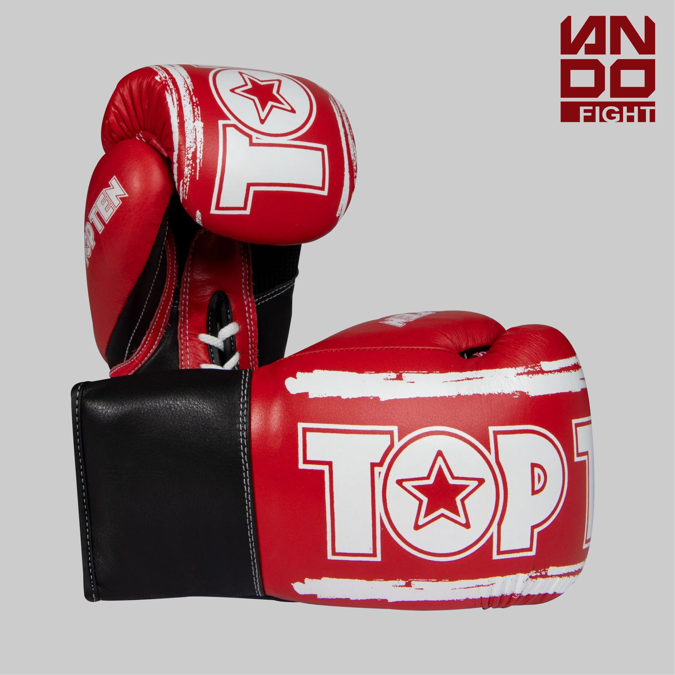 TOP TEN Boxing gloves “RoundUP” Красные